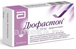ДЮФАСТОН 0,01 таблетки N28