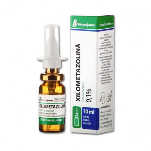 КСИЛОМЕТАЗОЛИН спрей 10мл 0,05%