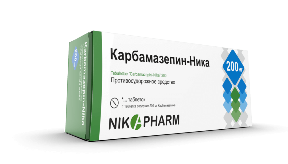 КАРБАМАЗЕПИН-НИКА таблетки 200мг N10