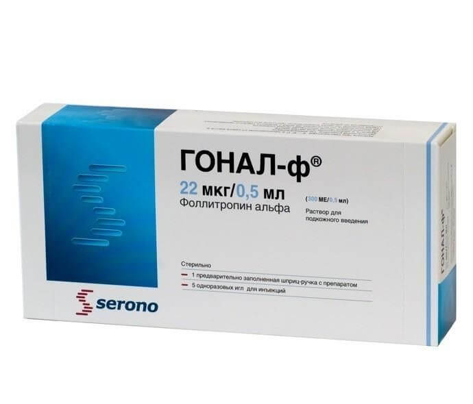 ГОНАЛ Ф раствор 22мкг N1