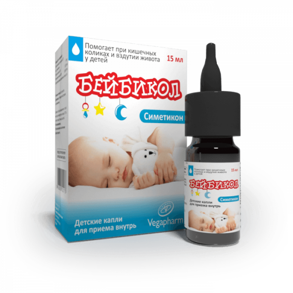 БЕЙБИКОЛ капли для приема внутрь 15мл N1