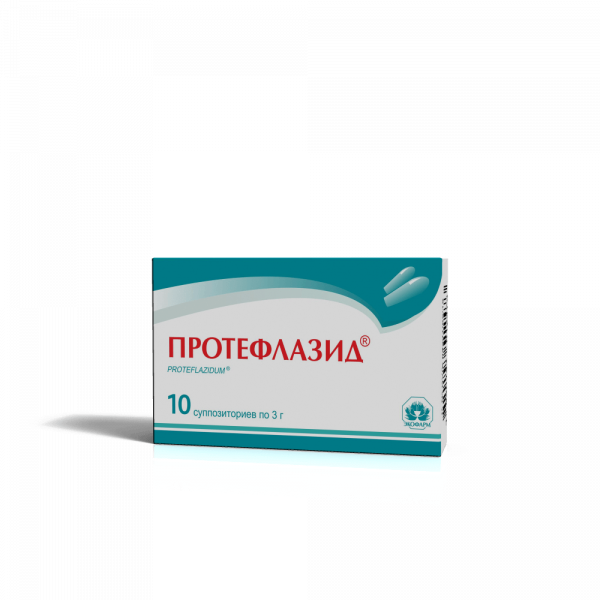 ПРОТЕФЛАЗИД суппозитории 3г N10