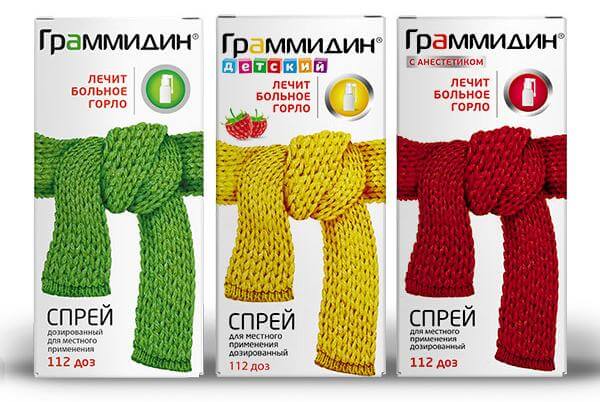 ГРАММИДИН спрей 0,06мг