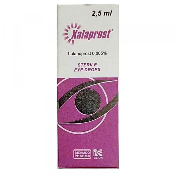 КСАЛАПРОСТ капли глазные 2,5мл 0,005%