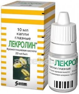 ЛЕКРОЛИН 0,02/МЛ капли глазные 10мл