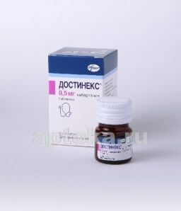 ДОСТИНЕКС 0,0005 таблетки N2