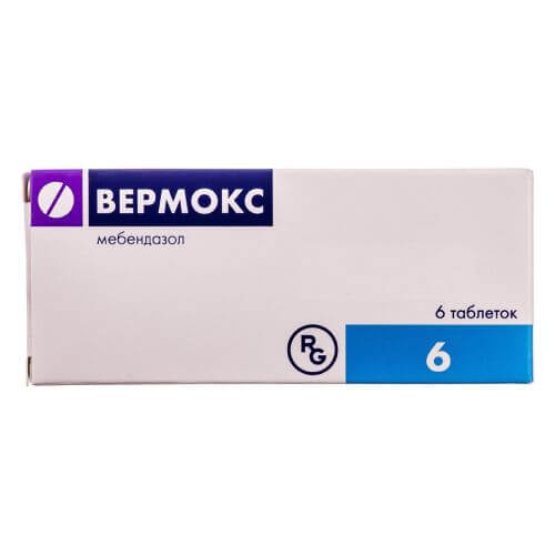 ВЕРМОКС таблетки 100мг N6