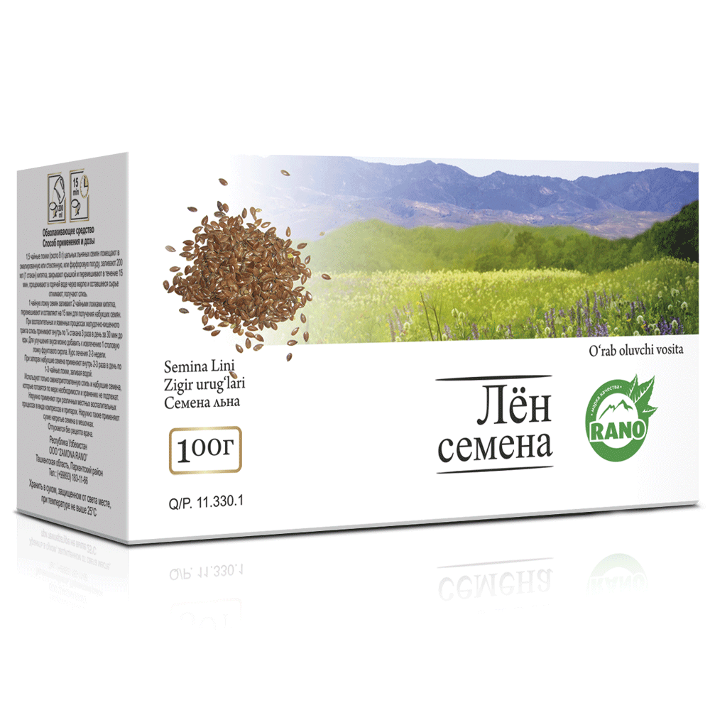 СЕМЕНА ЛЬНА РОССЫПЬ 100г