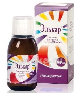 ЭЛЬКАР раствор 100мл 0,3/мл