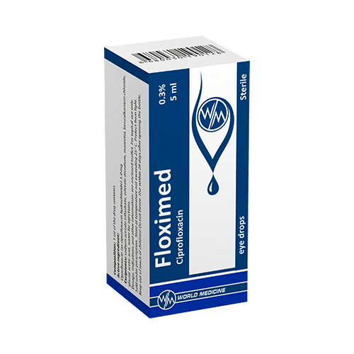 ФЛОКСИМЕД капли глазные и ушные 5,0мл 0,3%
