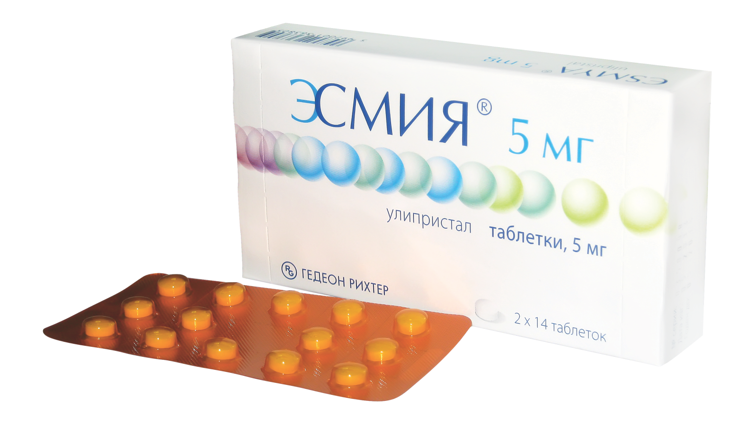 ЭСМИЯ таблетки 5мг N28