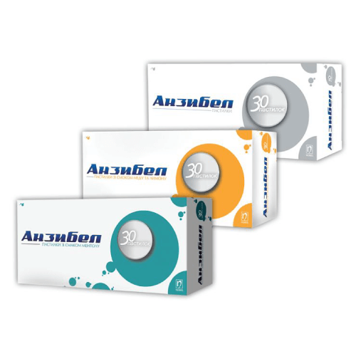 АНЗИБЕЛ таблетки со вкусом солодки N10