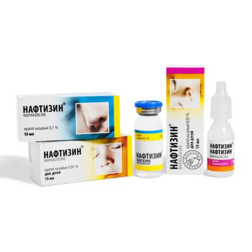 НАФТИЗИН капли 10мл 0,1%
