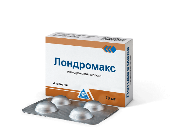 ЛОНДРОМАКС таблетки 70мг N4