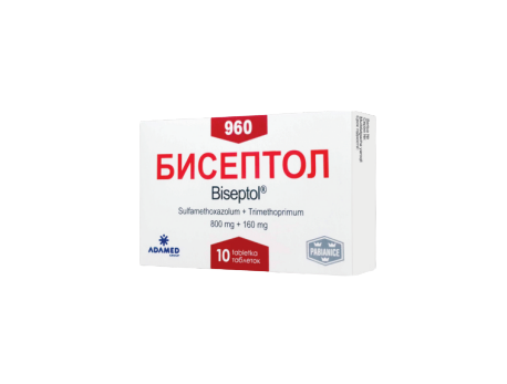 БИСЕПТОЛ таблетки 960мг N10 БИСЕПТОЛ таблетки 960мг N10