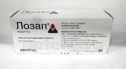 ЛОЗАП 0,1 таблетки N30