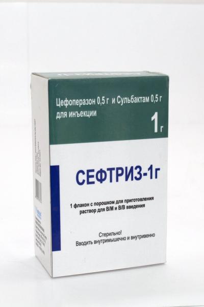 ЦЕФТРИЗ порошок 1г N1 ЦЕФТРИЗ порошок 1г N1