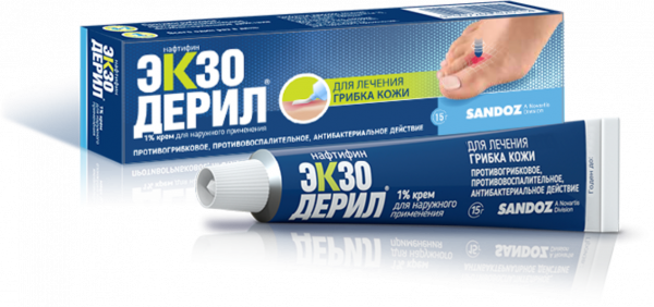 ЭКЗОДЕРИЛ® крем 15г 1%