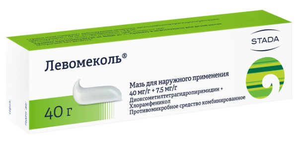 ЛЕВОМЕКОЛЬ мазь 40г