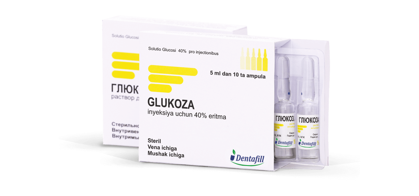 ГЛЮКОЗА раствор для инъекций 5мл