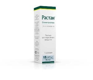 РАСТАН раствор 3 мл 15МЕ/мл (5 мг/мл) N1