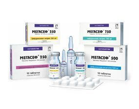 МЕГАСЕФ 750 порошок 6мл