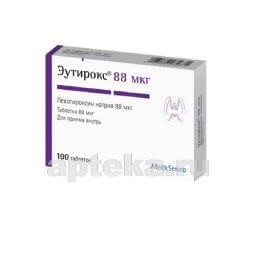 ЭУТИРОКС таблетки 88мкг N100