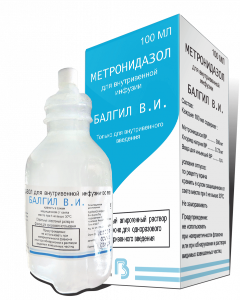 БАЛГИЛ В.И. раствор для инфузий 100мл 500мг/100мл