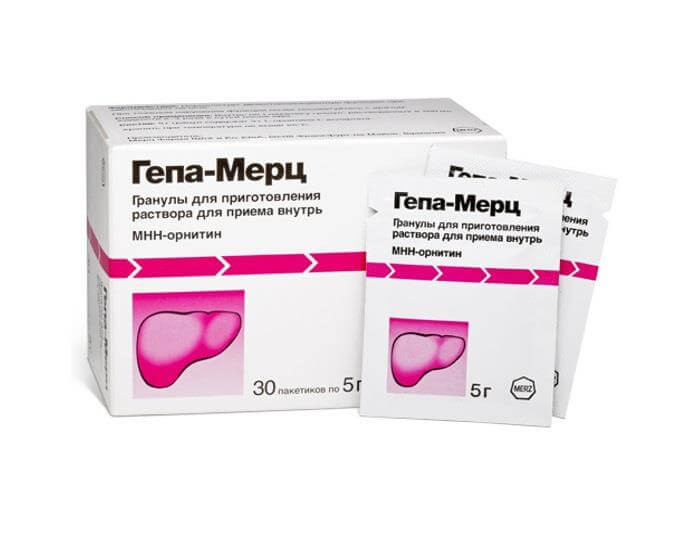 ГЕПА МЕРЦ гранулы 5г N30