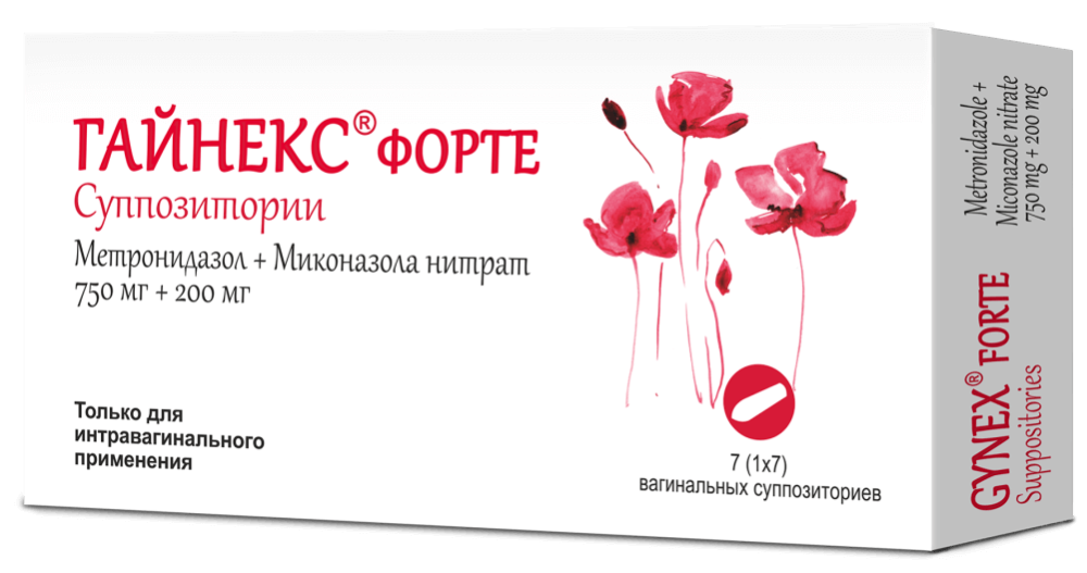 ГАЙНЕКС ФОРТЕ суппозитории 200мг N7