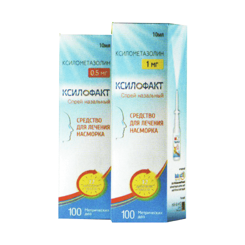 КСИЛОФАКТ спрей 10мл 1,0мг/мл