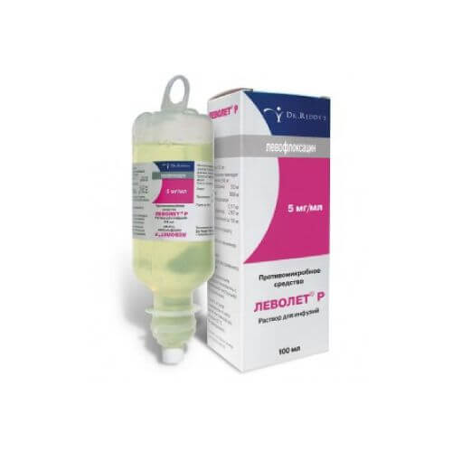 ЛЕВОЛЕТ раствор для инфузий 100мл 500мг/100мл