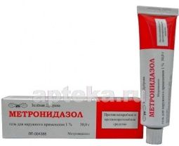 МЕТРОНИДАЗОЛ 30,0 гель 1%