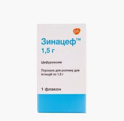 ЗИНАЦЕФ 1,5 порошок
