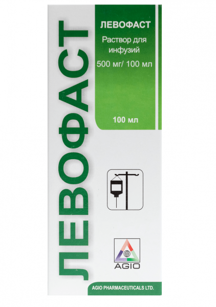 ЛЕВОФАСТ раствор для инфузий 100мл 500мг/100мл