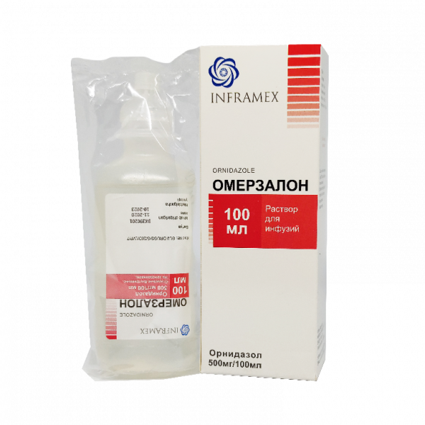 ОМЕРЗАЛОН раствор 100 мл 500 мг/100 мл