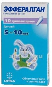 ЭФФЕРАЛГАН 0,3 суппозитории ректальные N12