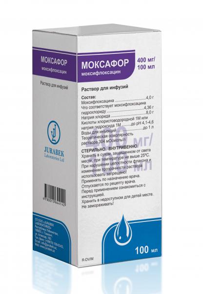 МОКСАФОР раствор для инфузий 250мл 400мг/250мл