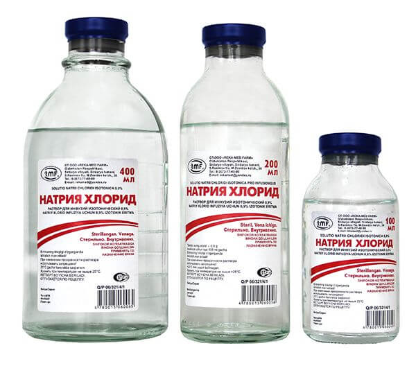 НАТРИЯ ХЛОРИД раствор для инфузий 100мл 0,9%