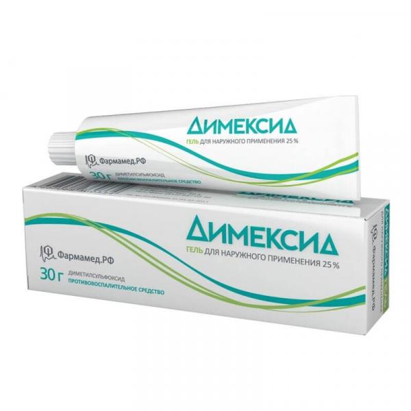 ДИМЕКСИД 30,0 гель 25%