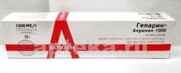 ГЕПАРИН АКРИХИН 1000 50,0 гель