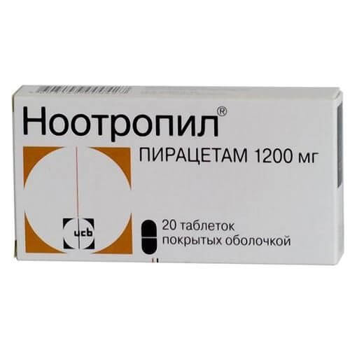 НООТРОПИЛ таблетки 1200мг N30