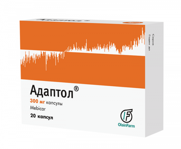 АДАПТОЛ капсулы 300мг N20