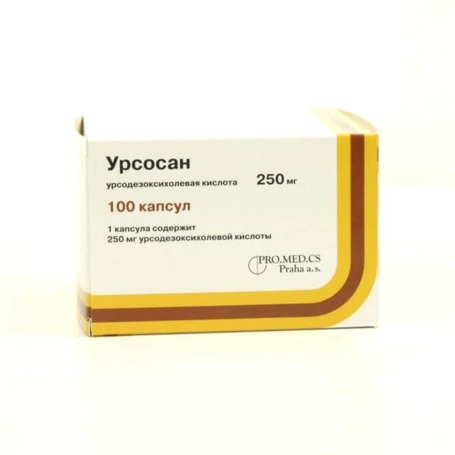 УРСОСАН 0,25 капсулы N100