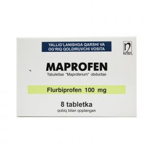 МАПРОФЕН таблетки 100мг N8