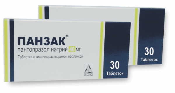 ПАНЗАК таблетки 40мг N10