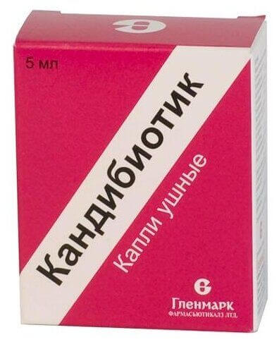 КАНДИБИОТИК капли ушные 5мл