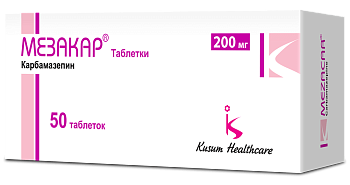 МЕЗАКАР таблетки 200мг N50