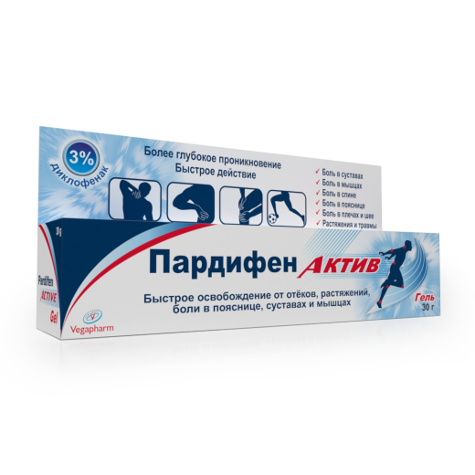 ПАРДИФЕН АКТИВ гель 30г N1