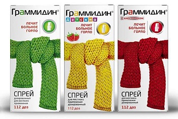 ГРАММИДИН спрей 0,06мг